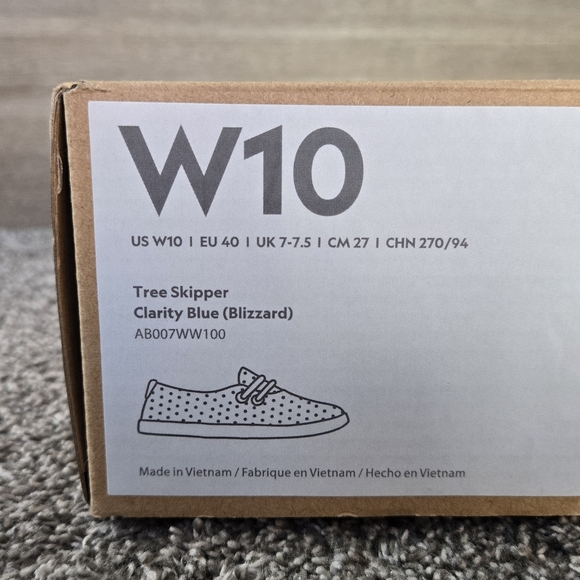 Allbirds Women's Tree Skipper NEW size 10 In Clarity Blue - Picture 9 of 9